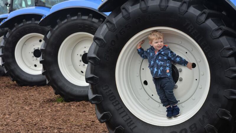 Tadhg Kilbride at last year’s National Ploughing Championships