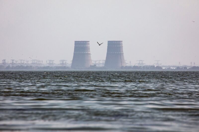 Zaporizhzhia nuclear power plant. Photograph: David Guttenfelder/The New York Times