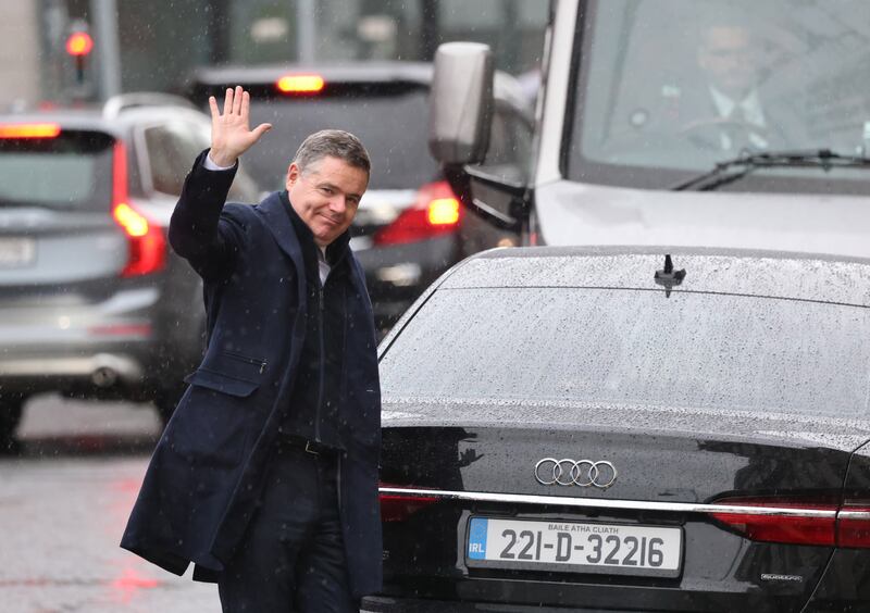 For Paschal Donohoe, the joy of music is 'when the song words and the melody come together'. Photograph: Dara Mac Dónaill