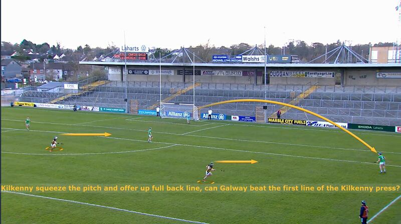 Kilkenny's preferred puckout strategy against Limerick was to let the corner backs collect possession and then try to close them down