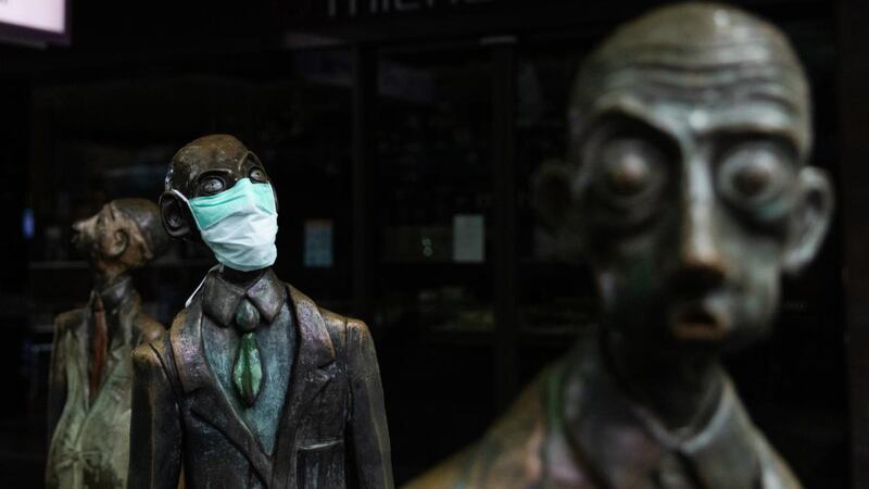 Melbourne, Australia: The Three Business Men Who Brought Their Own Lunch statues on Swanston street. Photograph: Asanka Ratnayake/Getty Images