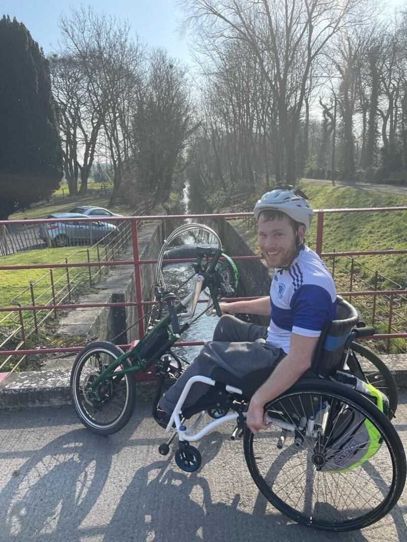 Ellis at Campbell’s Lock on the Portadown to Newry Greenway.