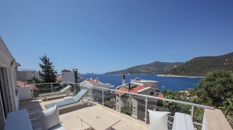 Views from the terrace in Turkey