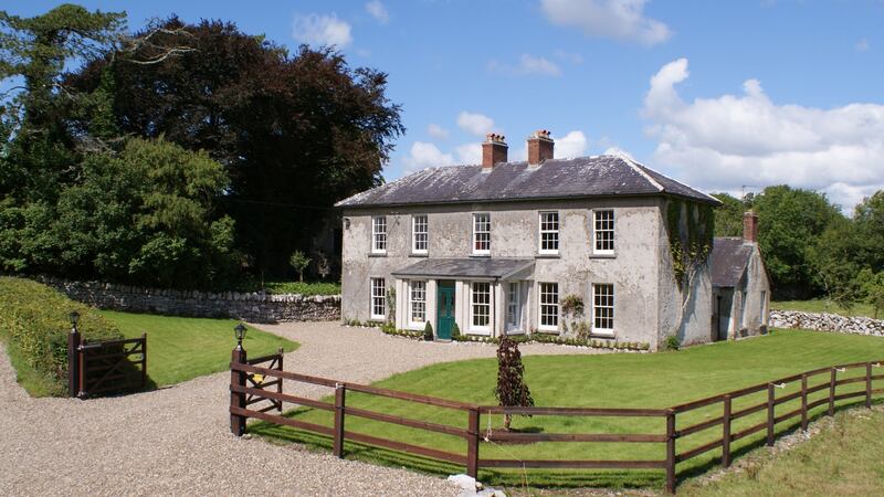 Inchiquin House, Co Clare: this beautifully restored Georgian sleeps 10 and prices start from  €2,900 for a week’s stay