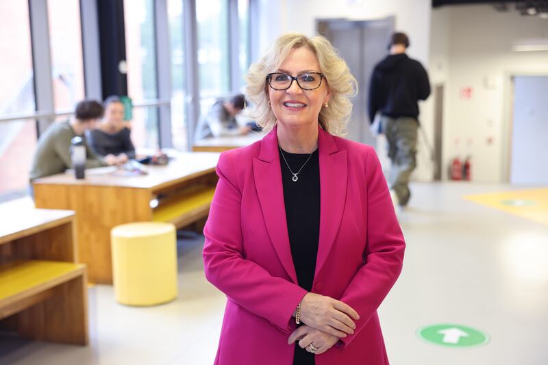 Yvonne O'Toole, principal of the Institute of Education, Leeson Street, Dublin. Photograph: Dara Mac Dónaill