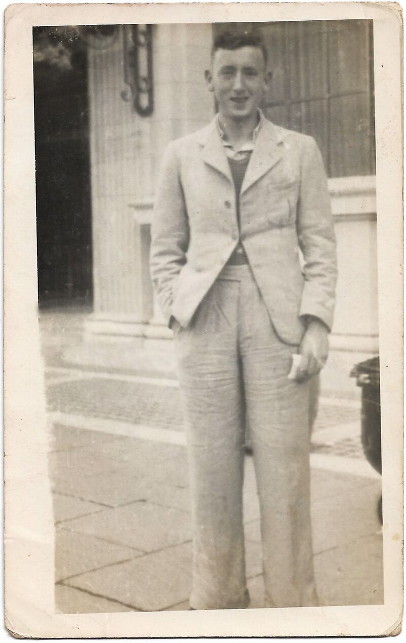 Ruth Behan’s father, Brian Behan, when he first arrived in England