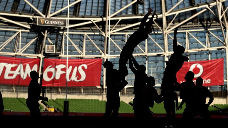 Ireland are in action against Fiji at the Aviva stadium on Saturday at 5.30pm. Photograph: Dan Sheridan/Inpho