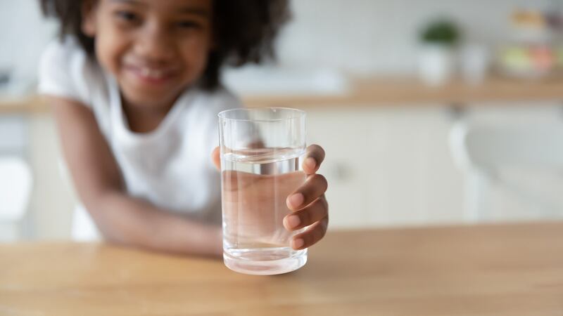 Children should drink between one and a half and two litres of water-based drinks at routine times throughout the day. Photograph: iStock