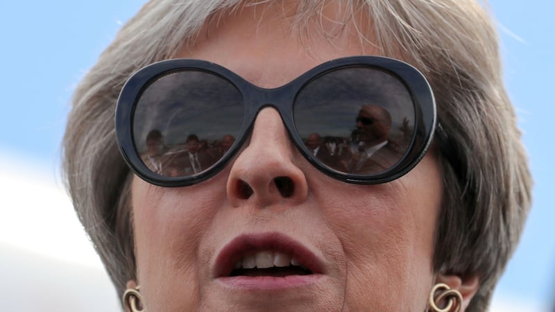 British prime minister Theresa May:  says the amendments to the customs Bill make no difference to the Chequers plan because they reflect government policy. Photograph: Matt Cardy/AFP/Getty Images
