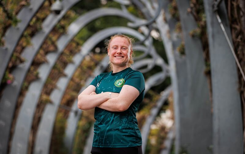 Amber Barrett: 'I do have a very good level of self-confidence [so] that I do believe I can always make an impact in the game.' Photograph: Ryan Byrne/Inpho 