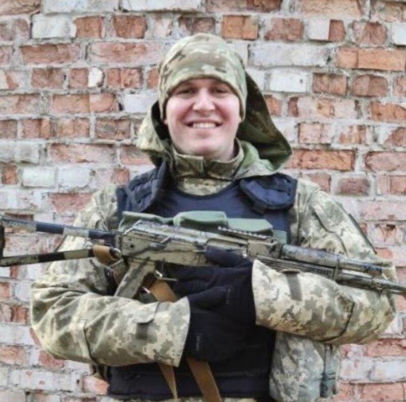 Maksym Mayevskyi, who was killed fighting Russia in March. Photograph courtesy of Volodymyr Mayevskyi