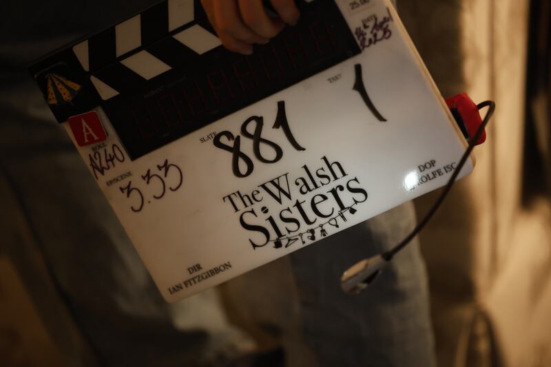 On the set of new RTÉ drama The Walsh Sisters. Photograph: Nick Bradshaw/The Irish Times