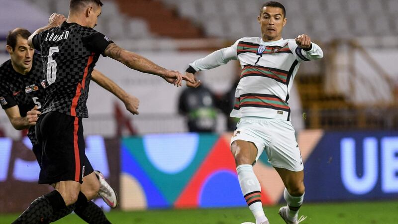 Cristiano Ronaldo’s Portugal beat Croatia 3-2 on Tuesday night. Photograph: Dennis Lovrovic/Getty/AFP