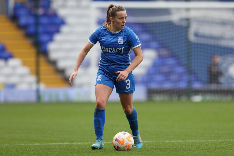Harriet Scott of Birmingham City. Photograph: Simon Bissett/News Images
