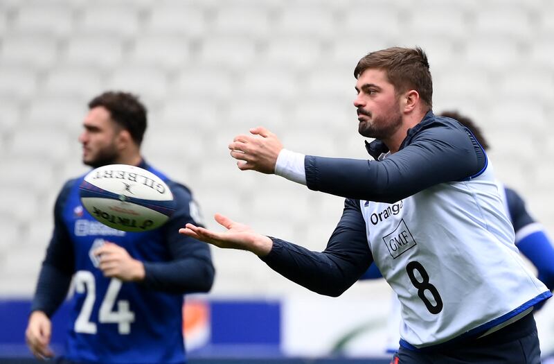 France's flanker Grégory Alldritt named as captain for the Six Nations. Photograph: Franck Fife/AFP via Getty