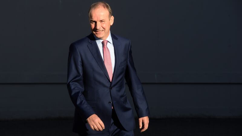 Fianna Fáil leader Micheál Martin: “What stands out really is the extraordinary level of, dare I say, connectivity between Granahan McCourt and the former minister.” Photograph: Dara Mac Dónaill/The Irish Times