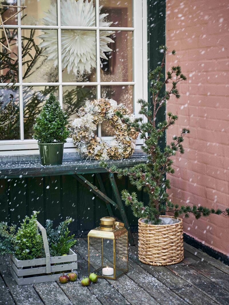 Sostrene Grene has a number of options to bring Christmas to your outdoor space, not matter its size