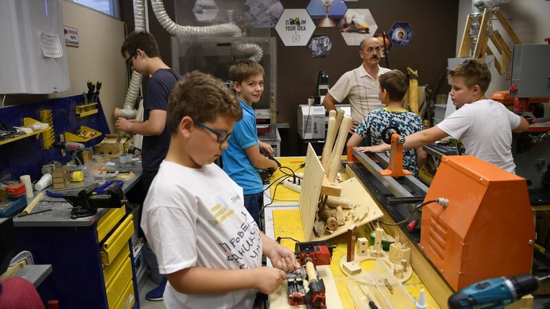 Students take a summer 3D-design class at a state-sponsored information technology incubator in Akademgorodok in Siberia. Russia’s stated goal of fostering a Silicon Valley-style culture of innovation is frequently undermined by rampant official corruption, scientists say. Photograph: James Hill/New York Times