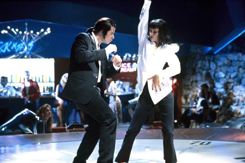 John Travolta and Uma Thurman in Pulp Fiction