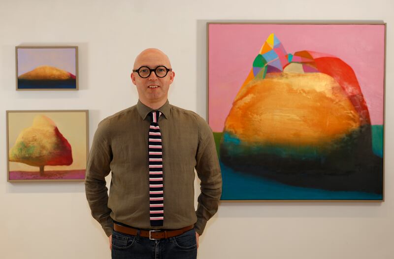 Author Rónán Hession at the Solomon gallery. Photograph Nick Bradshaw