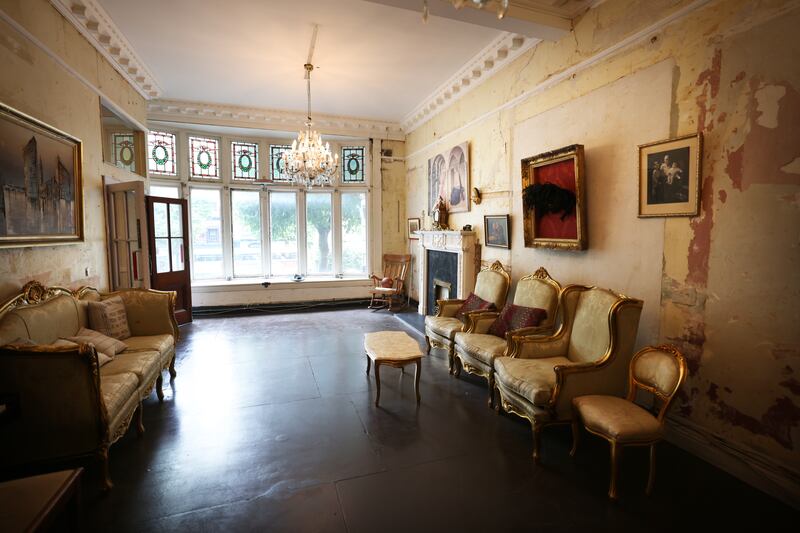 First-floor interior of the house on Lower O'Connell Stret. Photograph: Bryan O’Brien/The Irish Times  
