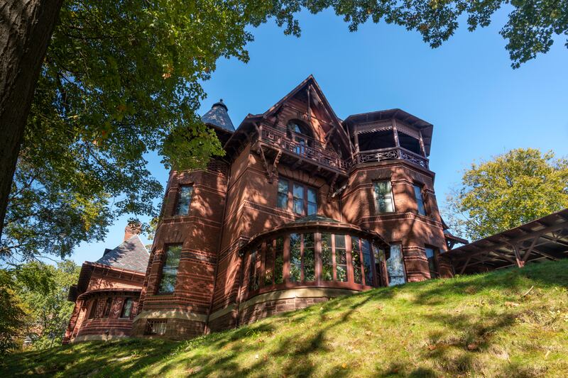 The Mark Twain House in Hartford. Photograph: John Groo/Mark Twain House and Museum