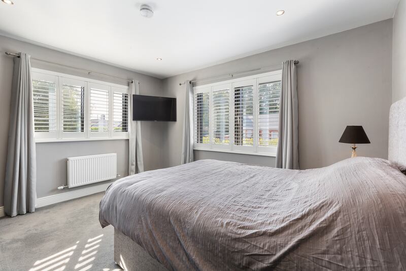 The property has five bedrooms