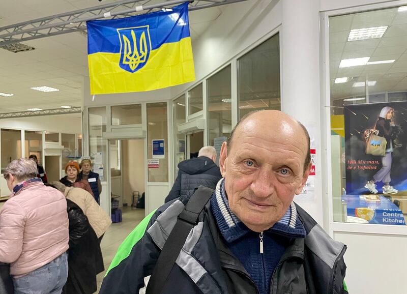 Alexei crossed back into Ukraine from Russia having left his home city of Donetsk in eastern Ukraine. Photograph:  Daniel McLaughlin