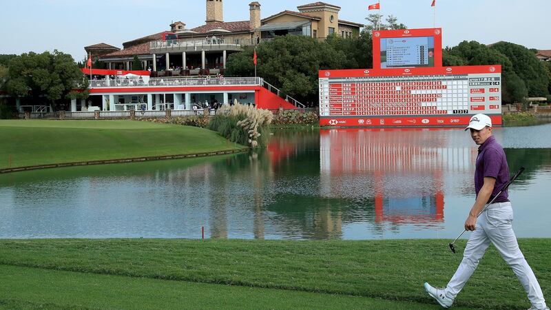 Matt Fitzpatrick walks towards the 18th green. Photo: Andrew Redington/Getty Images