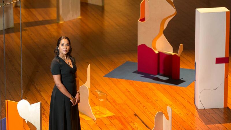 Anishta Chooramun, winner of the RHA Graduate Student Award at last year’s RDS Visual Art Awards exhibition. Photograph: Shane O’Neill