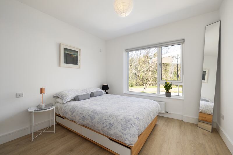 The house has three bedrooms