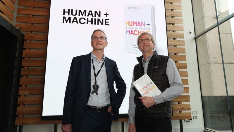 David Kirwan, head of Accenture Technology, Ireland, and Paul Daugherty, Accenture global chief technology & innovation officer