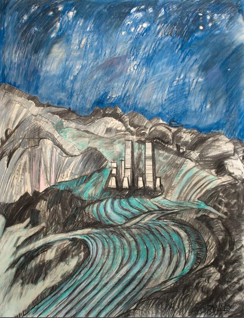 Jacqueline Stanley’s “Old Copper Mine, Midsummer Night” (1990s)