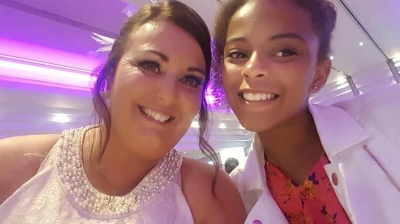 Miranda Wall from Virginia, Co Cavan. She wants her daughter, Alex, to get the vaccine. Alex (14) thinks ‘the vaccine is necessary for our lives to get close to normality again’.