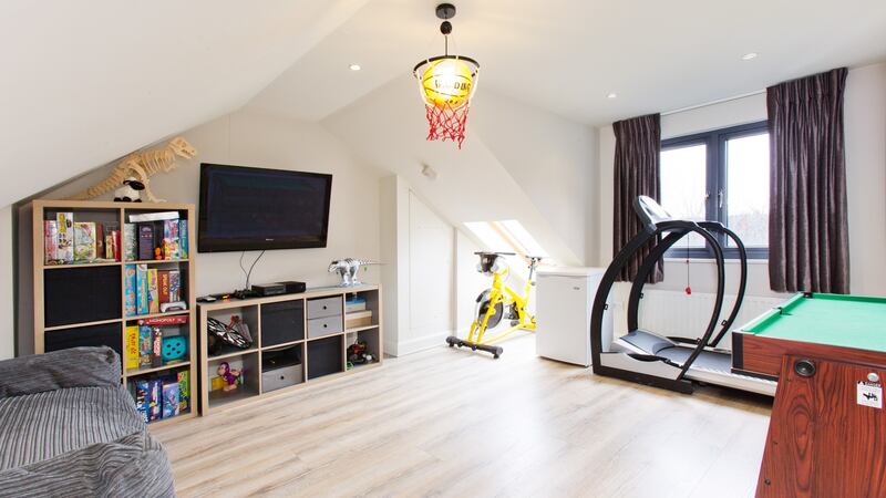 The fourth bedroom at the top of 294 South Circular Road, Dublin 8.