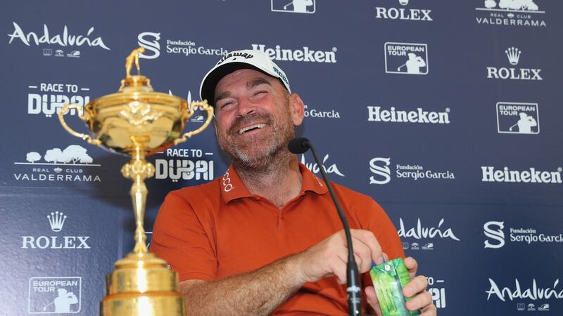 Thomas  Bjørn captained Europe to Ryder Cup victory in Paris in 2018. Photograph:   Warren Little/Getty Images