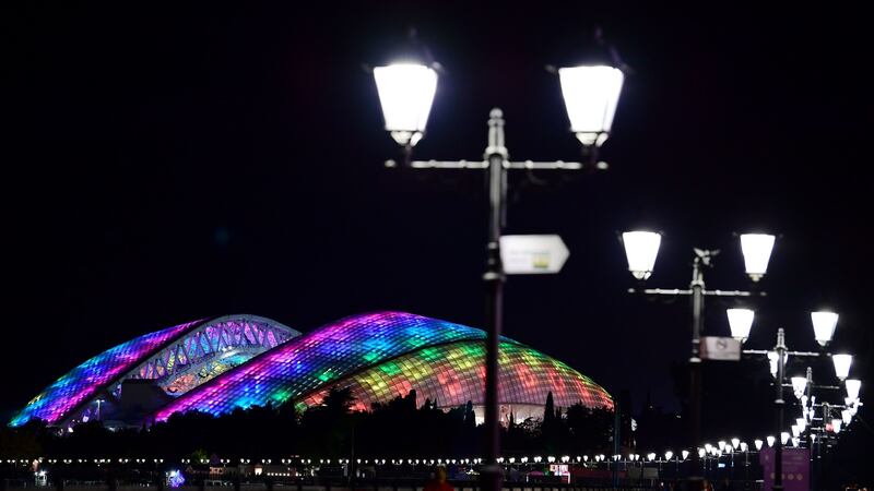 Fisht Olympic Stadium, Sochi. Photograph: Franck Fife/Getty