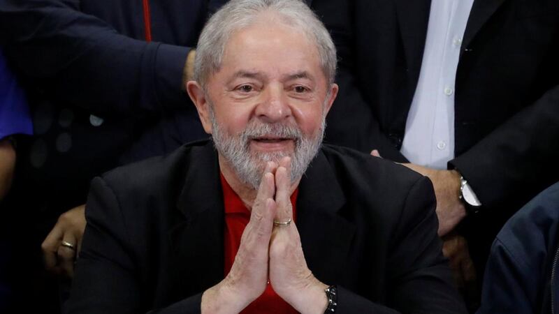 Former Brazilian president Luiz Inacio Lula da Silva after he was convicted on corruption charges, in Sao Paulo, Brazil, on July 13th, 2017. Photograph: Nacho Doce