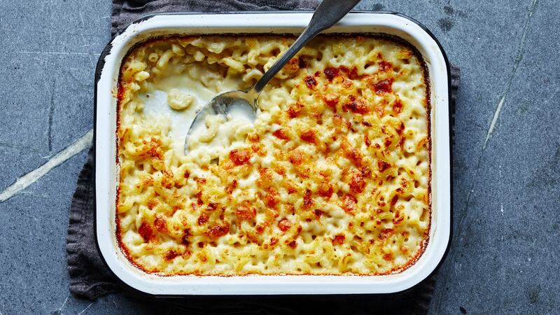 Creamy macaroni and cheese. Photograph: Cons Poulos/The New York Times
