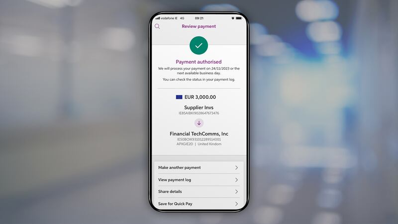You can authorise payments on your phone