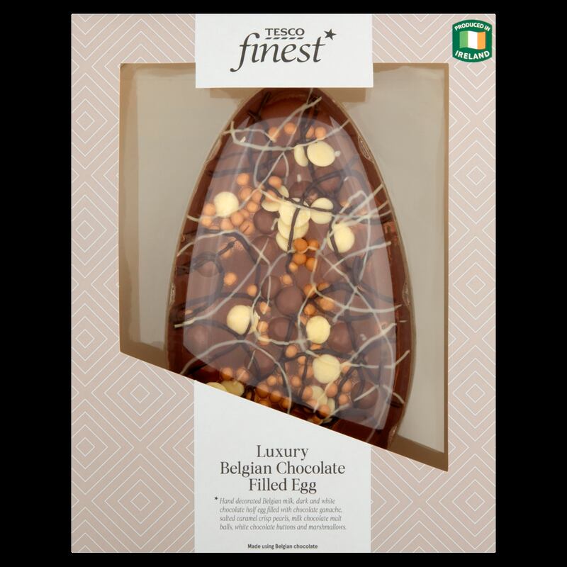 Tesco Finest, Belgian chocolate filled egg
