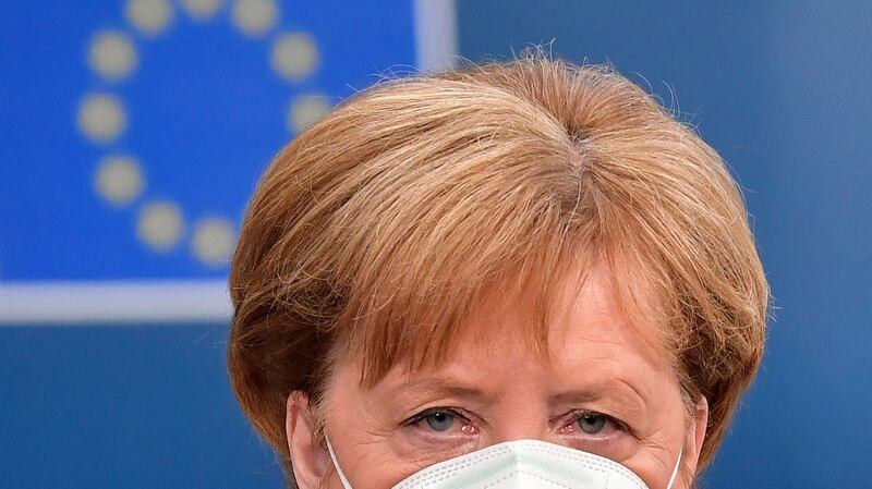 German chancellor Angela Merkel is chairing talks as her country currently holds the rotating presidency of the EU Council.