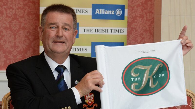 Kieran Gregory from Beech Park Golf Club  who scored a hole-in-one at The K Club. Photograph: Cyril Byrne/The Irish Times