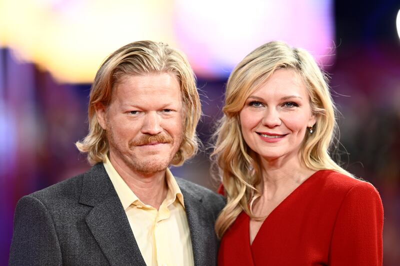 Jesse Plemons and Kirsten Dunst in London recently. Photograph: Gareth Cattermole/Getty 