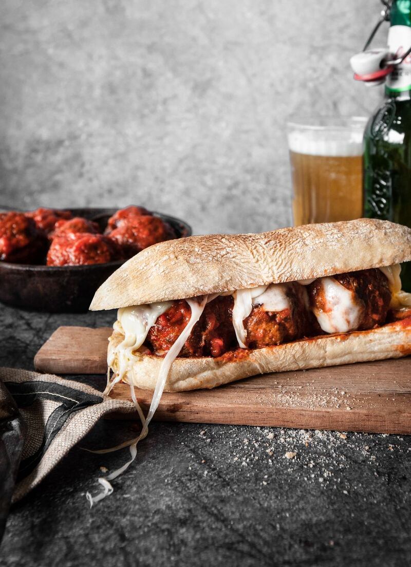 Lamb-neck meatballs with a New York-style ‘gravy’