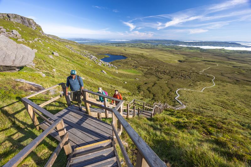 Enjoy stunning views from the Cuilcagh Boardwalk, Co Fermanagh. Photograph: Gareth McCormack