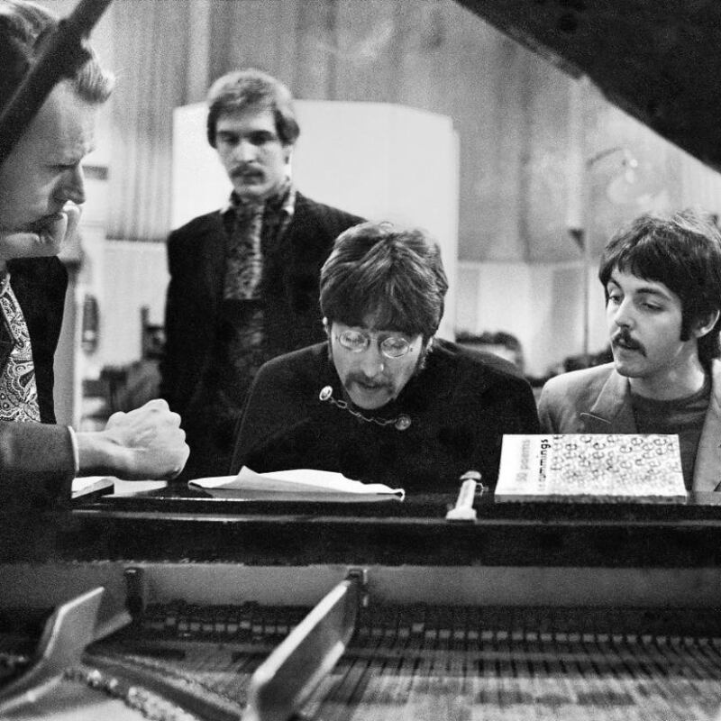 Prof Luke O’Neill: ‘Even if it’s months away, I’m dreaming of the day that The Metabolics do a gig and play songs such as Getting Better from my favourite Beatles album, Sgt Pepper’s Lonely Hearts Club Band. Photograph: Henry Grossman/Govinda Gallery