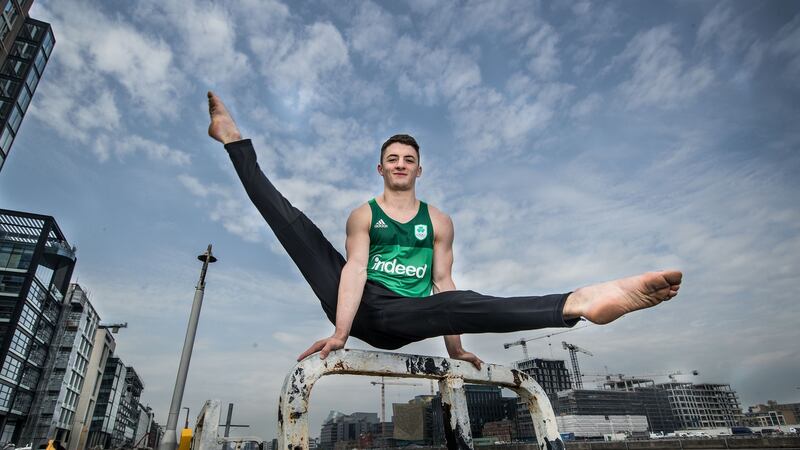 Olympic hopeful Rhys McClenaghan has helped put the sport on the map in Ireland. Photograph: Billy Stickland/Inpho