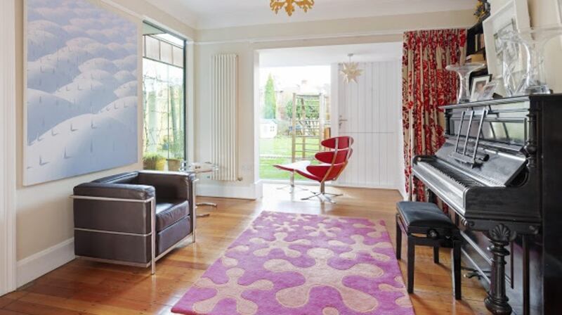 Extended rear reception room