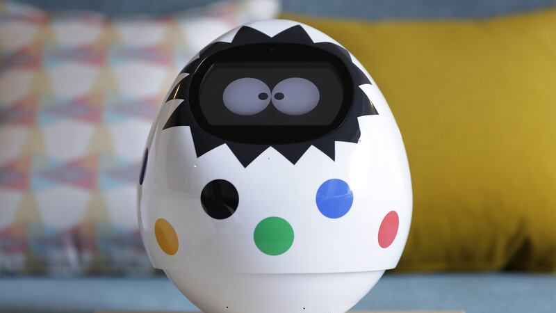 Robot-run hotel: one of the Henn-na’s Tapia concierges. Photograph: Kiyoshi Ota/Bloomberg